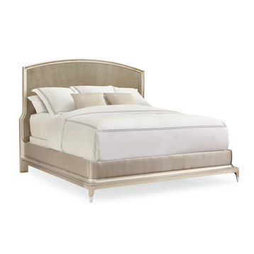 Rise To The Occasion Silver Maple Panel Bed, King