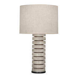 Robert Abbey - Robert Abbey Michael Berkeley Stacked Table Lamp - Table Lamps