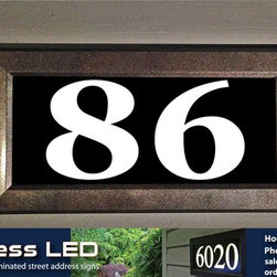 Address LED - illuminated house numbers - Outdoor Decor