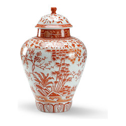 Chelsea House Pumpkin Floral Jar - Home Decor