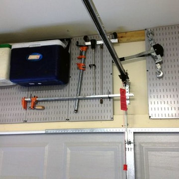 Garage Storage & Organization Space Saving Idea with Wall Control Pegboard