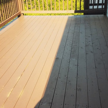 Multi-Level Cedar Deck Remodel & Stain