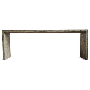 Rustic Modern Waterfall Console Table