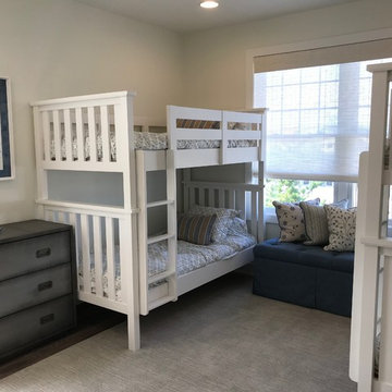 Long Beach Island Blue and White Beach House New Construction