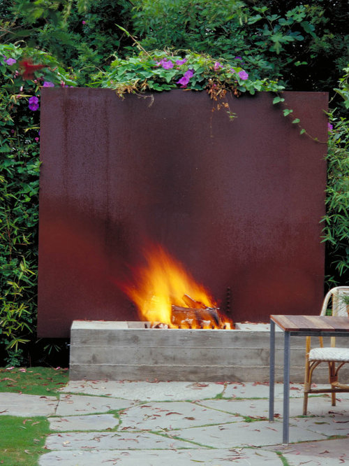 Steel Fire Pit Design Ideas & Remodel Pictures | Houzz