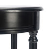 Ainsley Round Accent Table, Black