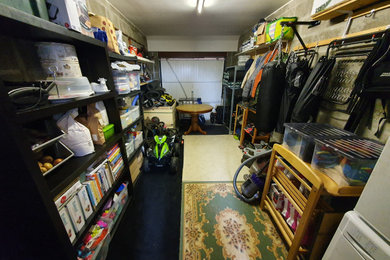 Garage declutter and re-organisation