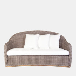 Wintons Teak Engla Sofa loveseat - Outdoor Lounge Furniture