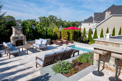 Patio - modern patio idea in Boston