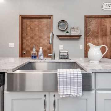 Transitional Farmhouse Kitchen West End, NC