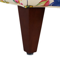 Paradise Upholstered Armchair, Tropical Floral Beige Polyester