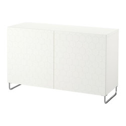 BEST&Aring; Combinaison rangement portes, blanc, Vassviken/Sularp blanc - Storage Cabinets