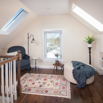 Staircase to reimagined attic