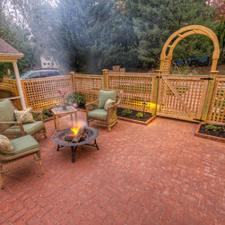 Cedar Lattice Fence & Gate - Home Fencing And Gates