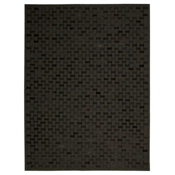 Joseph Abboud Chicago Black Area Rug by Nourison, Rectangular 8'x11'