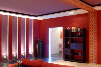 Living room - contemporary living room idea in Other