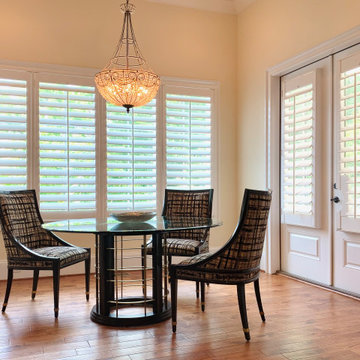 Custom Plantation Shutters Stun in this 60+ Window New Construction Home