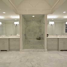 Sconces on mirror