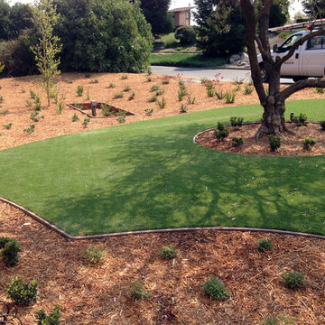 Artificial grass installation in Northern California 10