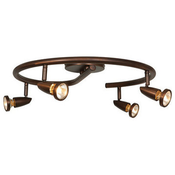 Mirage 4-Light Dimmable LED G Cluster Spot, Bronze
