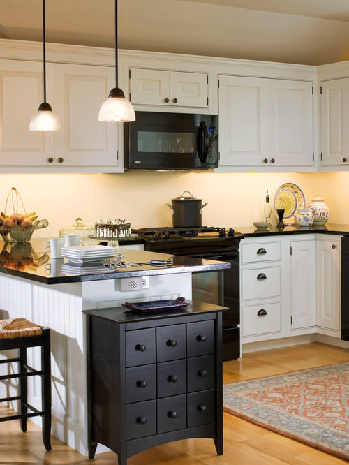 White Cabinets Black Countertop Ideas, Pictures, Remodel ...