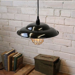 Vintage Enamel Pendant Lights - Pendant Lighting