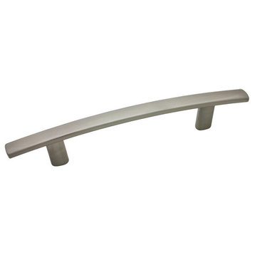 Cosmas 2363-96SN Satin Nickel 3-3/4” CTC Subtle Arch Cabinet Pull