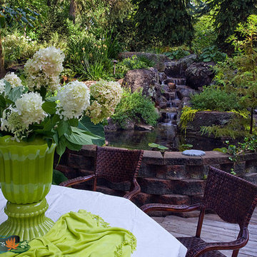 The waterfall garden