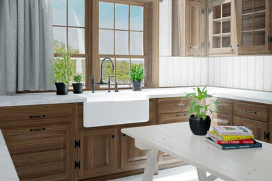 Mountain style kitchen photo