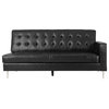 Goliath Contemporary Faux Leather Tufted 5 Seater Sectional Sofa Set