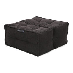 Twin Ottoman - Black Sapphire - Corner Sofas