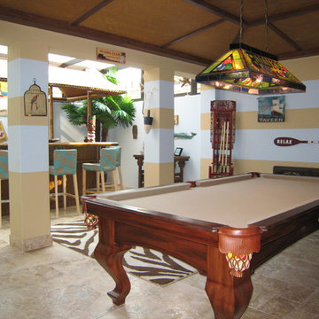 Rooms - Home Bars - With Antique Chinese Design Elements