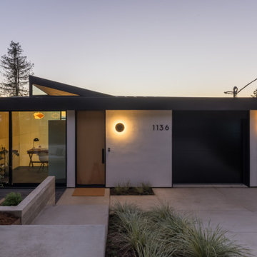 Street Entry - Fold House Berkeley Hills new construction