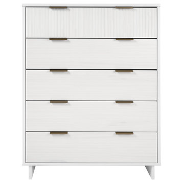 Granville 45.27" Modern Tall Dresser, White