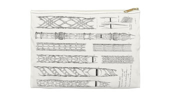 Pipe Organs Toiletry / Accessory Pouch