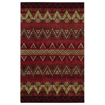 Capel Fort Apache Persimmon 3057_500 Hand Tufted Rugs - 3' X 5' Rectangle