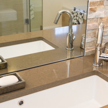 "Urban Earthy" Bath Renovation