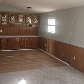 Mobile home remodel