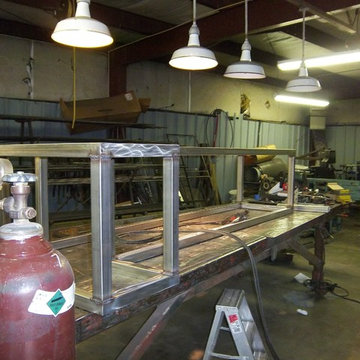 Industrial Facebook Sculpture