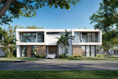 Modern Corner Home Near the Design District | Miami