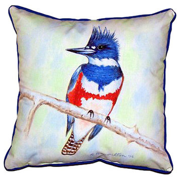 Kingfisher Extra Large Zippered Pillow 22x22