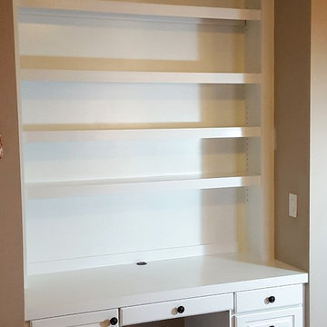 Built-in Desk with Bookcase