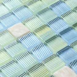 2013 New glass stone metal blend mosaic tile for bathrooms STG0072 - Mosaic Tile