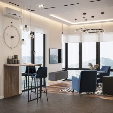 3-bedroom Apartment 75 sq.m with single Study Room
