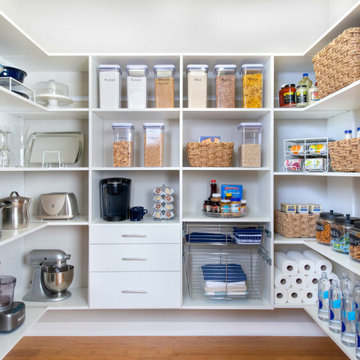 Organized Pantry Shelving