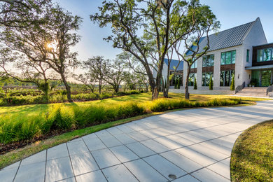 This is an example of a modern landscaping in Charleston.