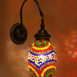 Colorful Turkish Style Mosaic Lighting Wall Sconce - Wall Sconces