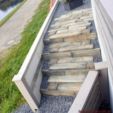 Terrasse natürlich gestalten ohne Verwitterungserscheinungen