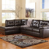 Alliston Sectional in Chocolate DuraBlend