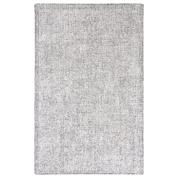 Safavieh Abstract Collection, ABT470 Rug, Ivory/Black, 9'x12'